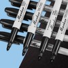 Extrapins 96 Pack Permanent Markers Bulk, Black Permanent Marker Set,