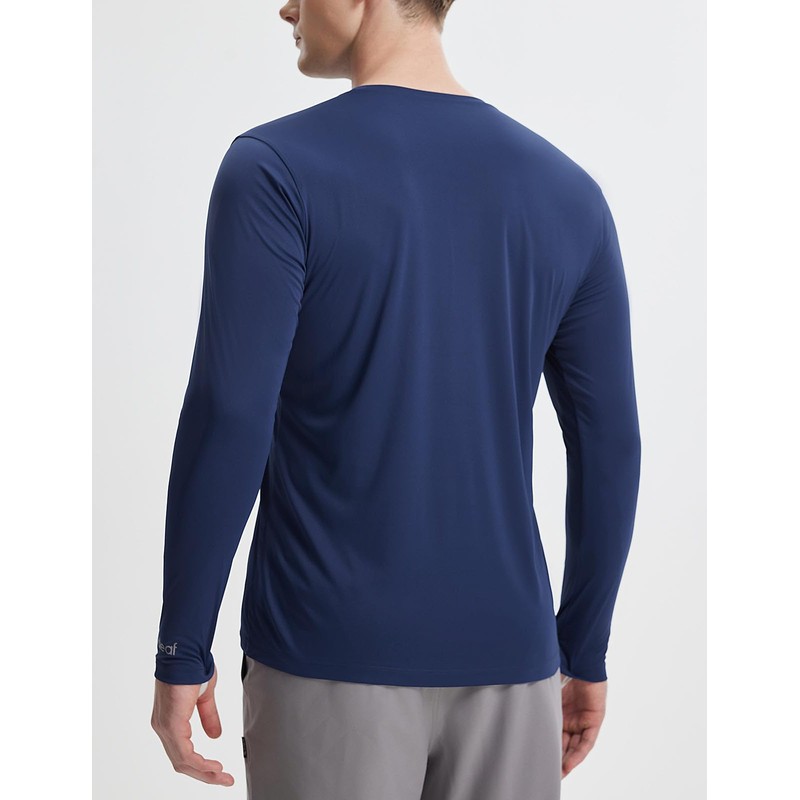 BALEAF Men's Long Sleeve Running Hiking Tops UPF 50+ Quick-Dry