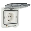 Standard IP66 Waterproof Wall Outlet Wall Mounted Concealed Plug Adapter