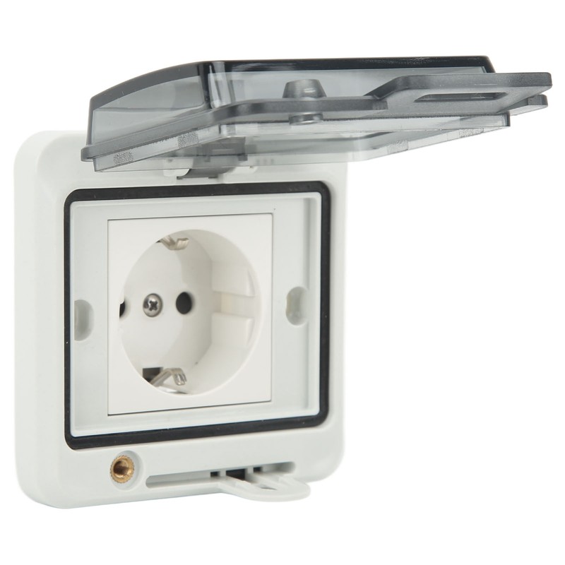 Standard IP66 Waterproof Wall Outlet Wall Mounted Concealed Plug Adapter