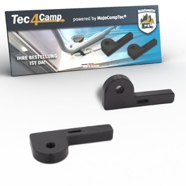 MaJoCompTec® Skysafe Lock for Dometic Roof Windows, Storm Protection Roof Hatch Burglary Protection, Motorhome, Box Truck Window Accessories (Safety Heki Mini - Midi)