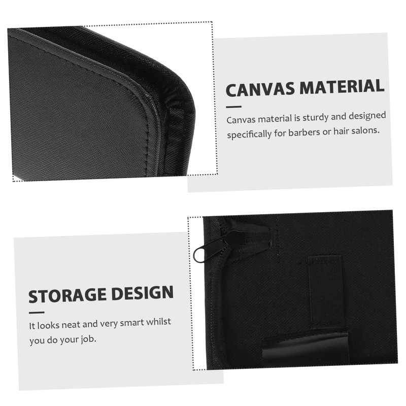Baluue Scissor Bag for Barber Canvas Pu 21.5cm x 8cm