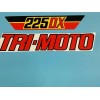 YAMAHA YTM225DX TRI-MOTO 1983 DECAL GRAPHIC SET (*#Y15)