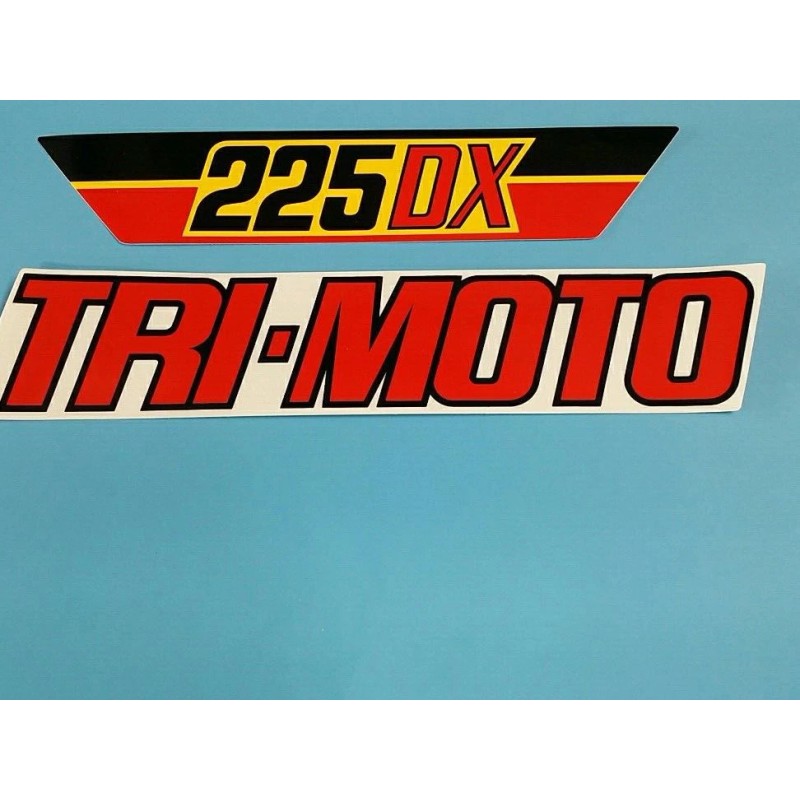 YAMAHA YTM225DX TRI-MOTO 1983 DECAL GRAPHIC SET (*#Y15)