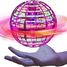 2025 AI Flying Orb Ball Toy, Cosmic Globe Boomerang Hover Ball Galactic Fidget Spinner, Cool Stuff Toys for 6 7 8 9 10 11 12+ Year Old Boys Girls Teens Indoor Outdoor Toys:_Purple