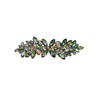 Faship Volcano Rainbow Multicolors Rhinestone Crystal Flower Barrette Clip