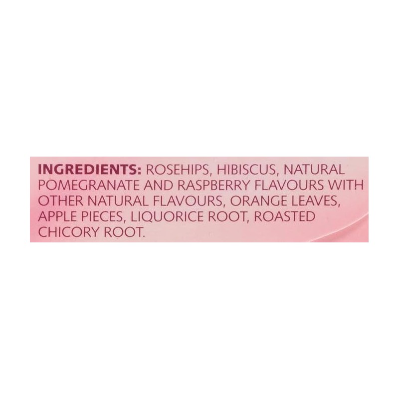Twinings Pomegranate Raspberry Herbal Tea 20 Count Pack of 6