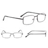 Gr8Sight 3-pack Large Rectangular Reading Glasses with Spring Temple for
