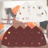SWZHAI 120 Pcs Triangle Sanding Pads, 80 Grits Detail Sander