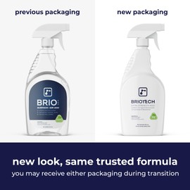 BRIOTECH Surface/Air 500, Pure Hypochlorous 500 PPM for ULV Foggers Sprayers & Humidifiers, Professional Cleaner Deodorizer for Dental, Offices, Schools, Homes, Peroxide Free, 32 fl oz