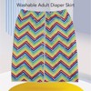 Diaper Skirt Reusable Washable Plush Short Leak Proof Waterproof Diaper