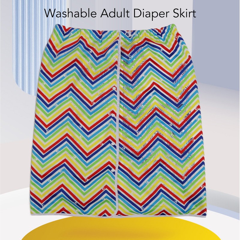 Diaper Skirt Reusable Washable Plush Short Leak Proof Waterproof Diaper