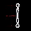 POWERJAMES Mid Control Shifter Lever for Harley Dyna Low Rider