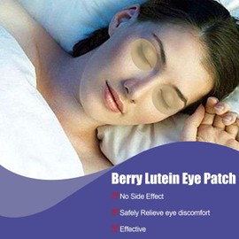 Littryee 5 Parche para el los Ojos, Parche Ocular luteína arándanos, Parche Ocular Fatiga Ocular Alivio la visión borrosa con compresas frías excesi Hidratar e