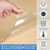 Pushglossy Polycarbonate Roofing Sheet 1mm Greenhouse Clear Film 20' x