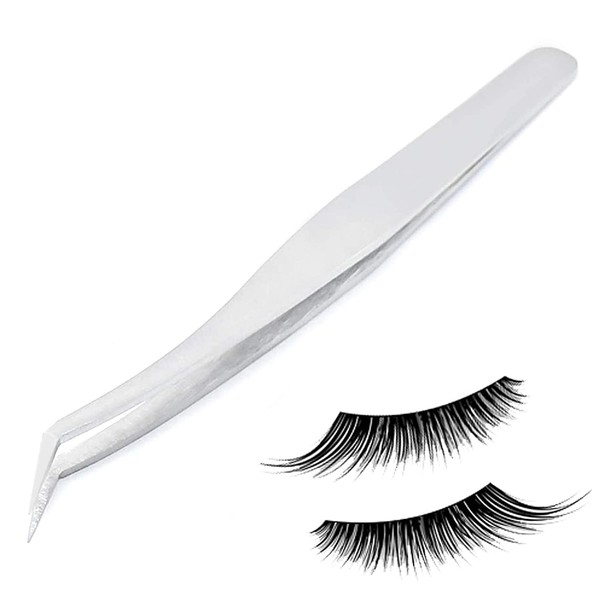 G.S Eyelash Extension Tweezers for Make Fans Professional Precision Stainless