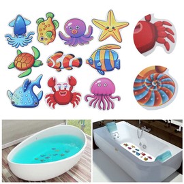 10Pcs Anti Non Slip Mat Animals Bathtub Stickers Safety Floor Bathroom Shower