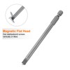 HARFINGTON 2pcs SL6 Magnetic Slotted Screwdriver Bits 6mm S2 Steel