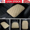 Unbranded Universal Car Center Console Cover Mat PU Leather Car