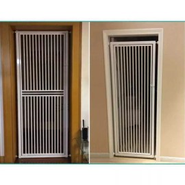 고양이 방묘문 출입문 반려견출입문 슬라이딩문 캣도어 [K. 높이 220 중간 크로스바] Cat Door for Sliding Doors, Pet Entrance for Dogs [K. Height 220 Medium Crossbar]