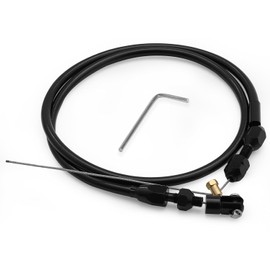 Cable de acelerador LS de 36 pulgadas, compatible con Chevrolet LS1 Engine 1997-2007, 4.8L 5.3L 5.7L 6.0L, LS Swap Fuel Line Kit.Cable trenzado de acero inoxidable (negro)