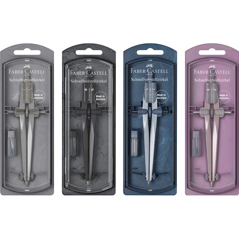 Faber-Castell Stream 2020 174550 Quick Adjustment Compass, Pack of 1