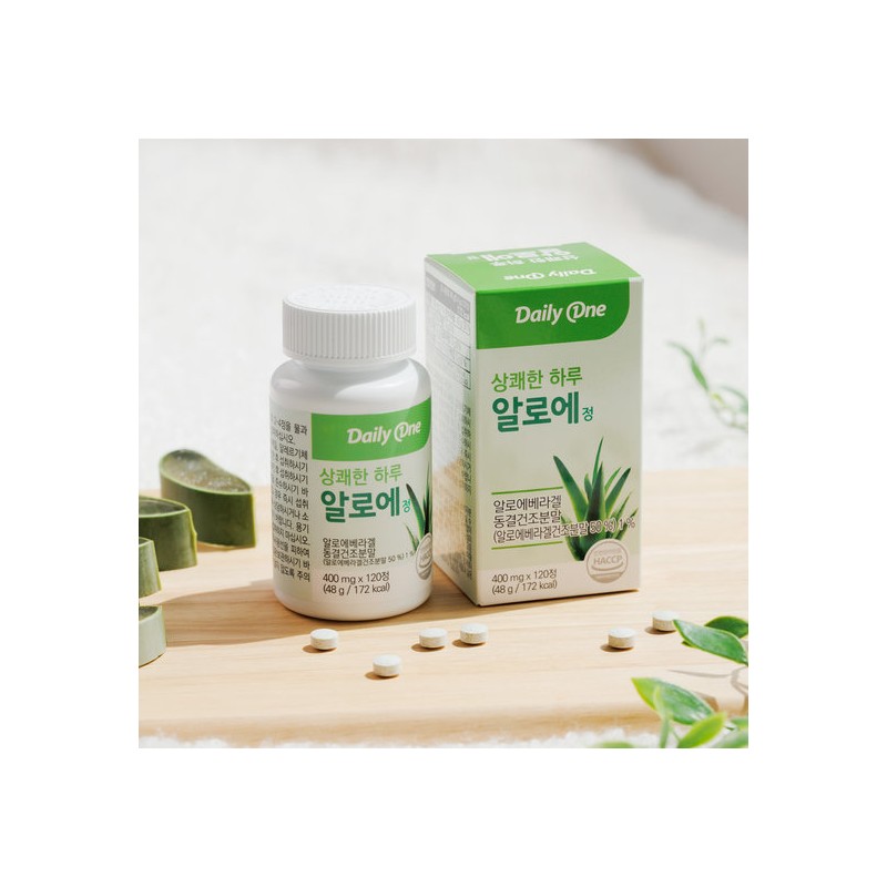 Daily One Refreshing Day Aloe Tablets 600mg x 120 Tablets