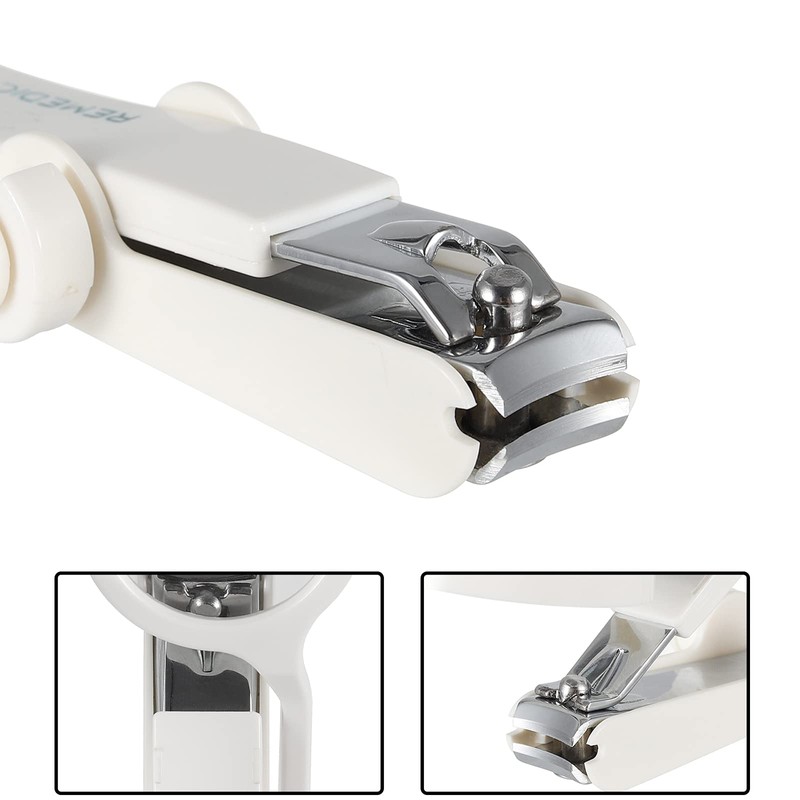 Remedic Extra Large Nail Clippers with Magnifier for Fingernails &