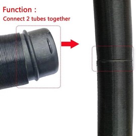 75mm Car Heater Ducting Joiner Pipe Air Diesel Parking Heater Hose Line Connector for Webasto Duct Joiner Connector (1)