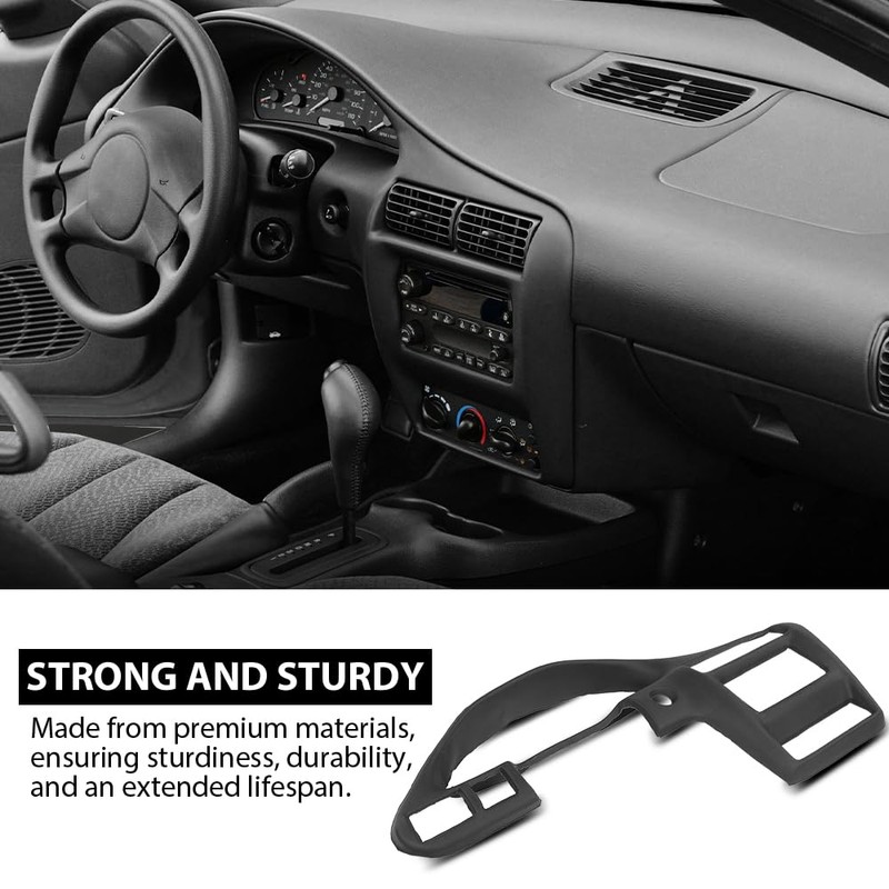 G-PLUS TPE Dashboard Dash Bezel Cover Compatible with Chevy Cavalier