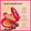 Cushion Foundation Double-layer,Peptide Bounce Balm Foundation,Age-Defying Medium coverage foundation,Hydrating Moisturizing