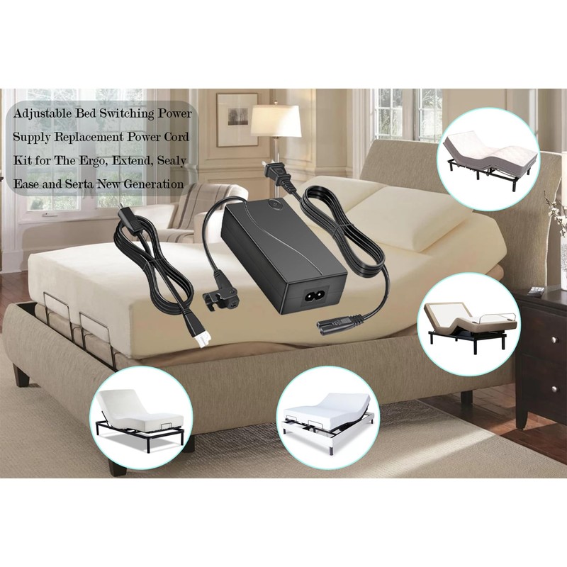 Adjustable Bed Base Power Supply Adapter，Electric Bed Power Supply Replacement