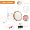 MUSCUC - Dispensador de Algodón,Dispensador de Contenedores de Baño,4 Pcs