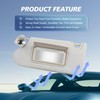 Gray Sun Visor fit for Nissan Altima 2013 2014 2015