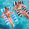 2-Pack 264 pounds Water Floaties with Strong Mesh, 4-in-1 Inflatable