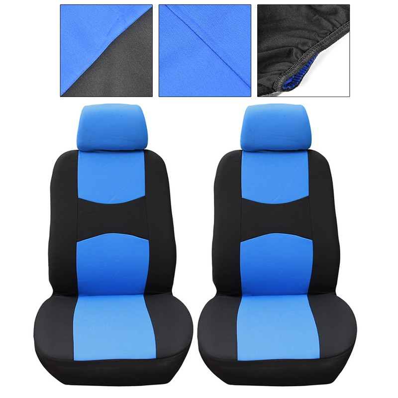 4Pcs Universal Car Front Seat Protective Cover Set Interior Decoration