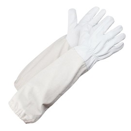 Sarini Beekeeping Gloves Goatskin Large Protective Gloves for Beekeeper with Vented Sleeves
