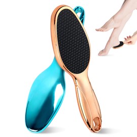 Feirdhoo Nano Glass Long Handle Callus Remover, Foot File for Foot Spa, Wet & Dry Foot Care, Callus Remover for Soft and Smooth Heels, Pack of 2