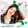 KOMBIUDA Saint Patrick's Day Headband for Women Festive Shamrock Hair