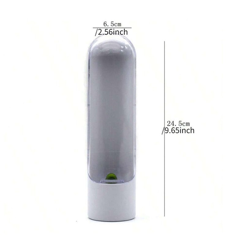 Greensen Transparent Window Herb Saving Container, Fresh Herb Storage for