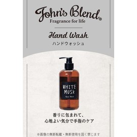John's Blend OA-JON-80-1 Hand Soap, Liquid, Hand Wash, Moisturizing Ingredients, White Musk, 15.2 fl oz (430 ml)