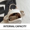 Mayoii Canvas Mini Backpack Small Backpacks for Women Small Rucksack