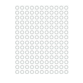 White Round Labels 1/2 inch + Bonus Colored Labels - Value Pack - White Coding Label 13mm Produce Excellent Results with Laser or Inkjet Printer Template Included! 1010 Pack