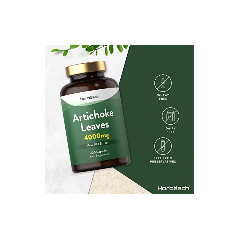 Artichoke Extract Capsules | 4000mg High Strength Leaf | 200