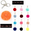Xsclpomddy Pom Pom Keychain Artificial Fur Soft Ball Keychains Fluffy