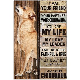 Rompecabezas de 1000 piezas para adultos  I Am Your Friend Your Partner  clásico lindo perro Chihuahua divertido rompecabezas educativo juego...      
