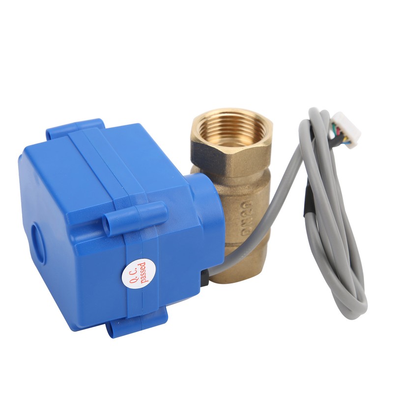 Alarm Sensor Single Brass Ball Valve DualWay Water Leaking Detection