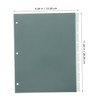 DOITOOL 1 Set Binder Dividers with Tabs Plastic Tabbed Dividers