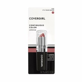 COVERGIRL COVERGIRL Continuous Color Lipstick It's Your Mauve 030, 0.13 oz (packaging may vary)