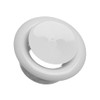 Diameter 160 mm, white plate valve, stainless steel exhaust valve,